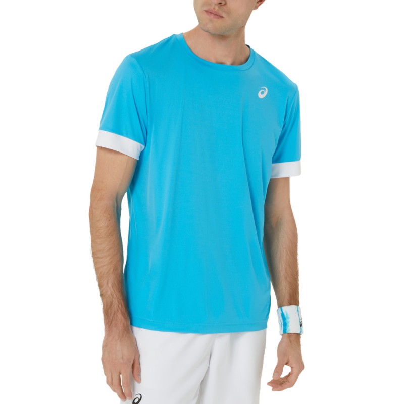maglietta Asics Men Court SS Top blu maglietta Asics Men Court SS Top blu