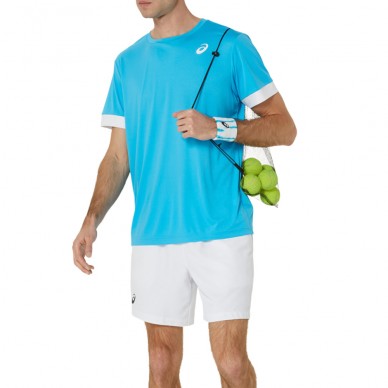 maglietta Asics Men Court SS Top blu