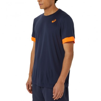 maglietta Asics Men Court SS Top blu scuro
