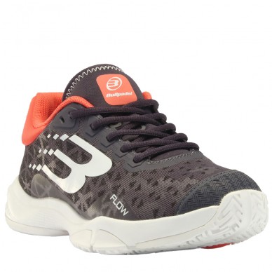 scarpe Bullpadel Flow 24I dark grey orange 2024