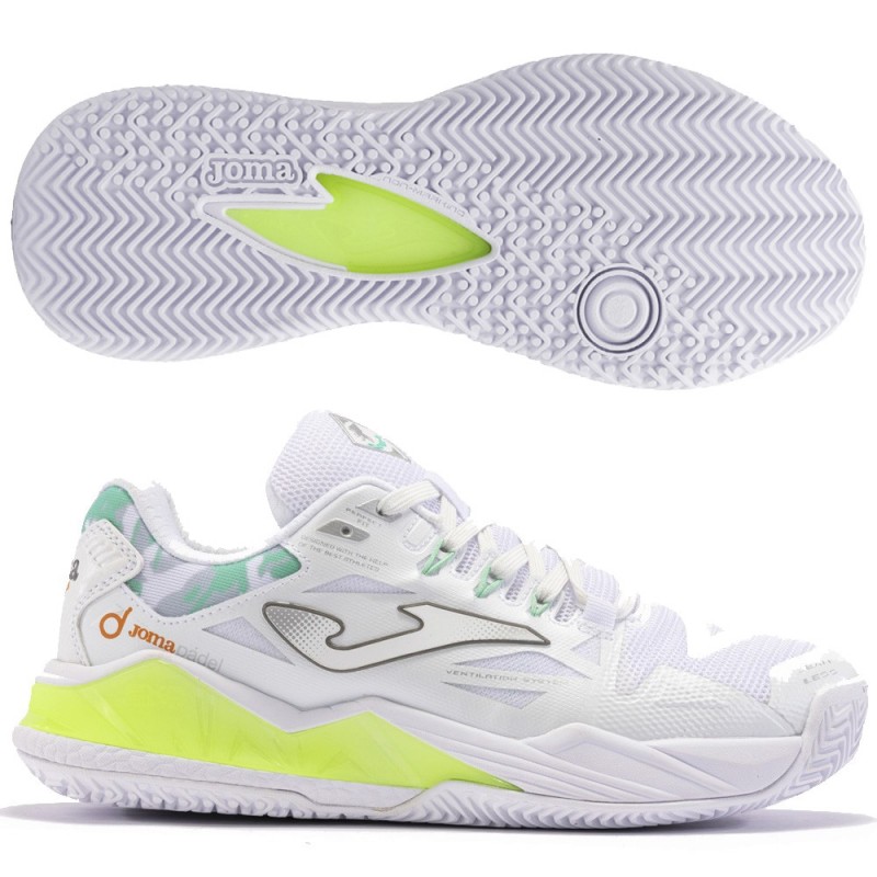 scarpe Joma Spin Lady 2402 white green 2024 scarpe Joma Spin Lady 2402 white green 2024