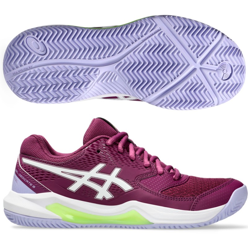 Scarpe Asics Gel Dedicate 8 Padel deep mauve white 2024