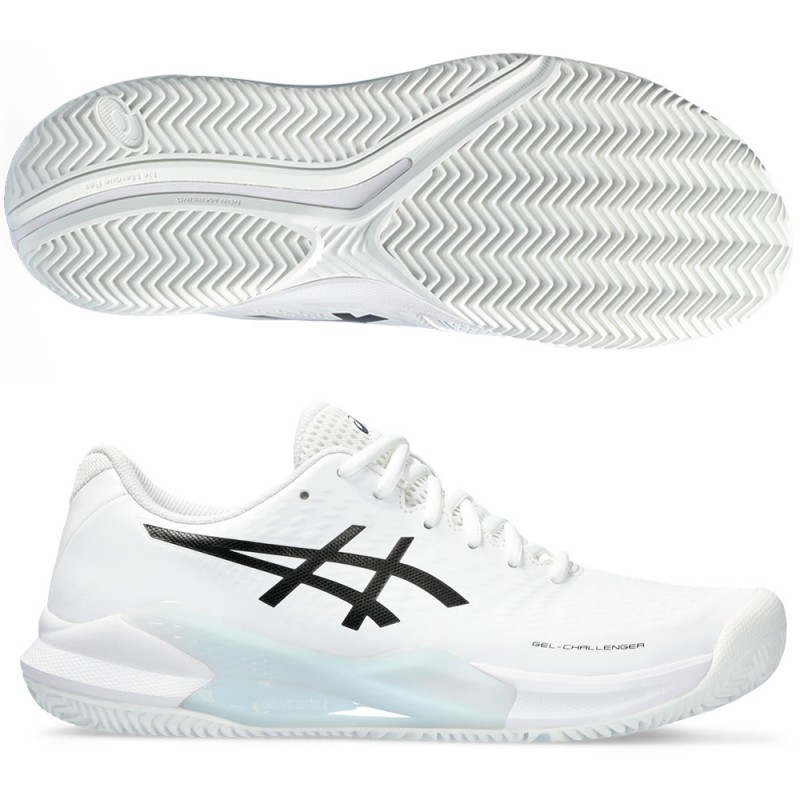 Scarpe Asics Gel Challenger 14 Clay bianco nero 2024 Scarpe Asics Gel Challenger 14 Clay bianco nero 2024