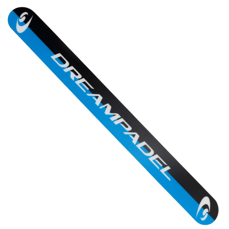 Protettore Dreampadel logo righe nero blu Protettore Dreampadel logo righe nero blu