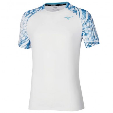 maglietta Mizuno Tennis Mugen Shadow Tee bianco