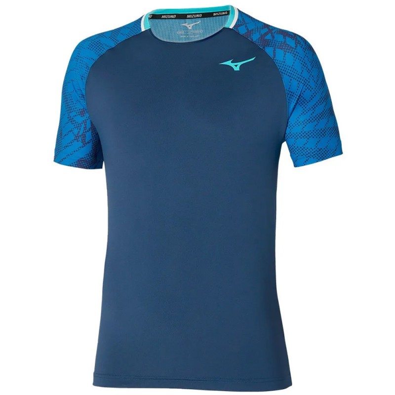 maglietta Mizuno Tennis Mugen Shadow Tee blu marino maglietta Mizuno Tennis Mugen Shadow Tee blu marino