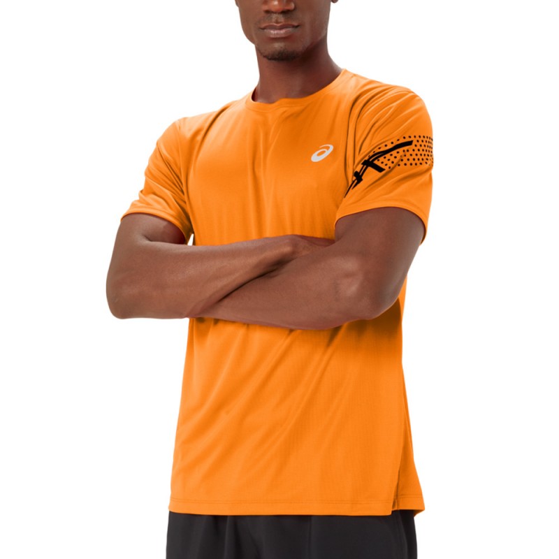 Maglietta Asics Icon SS Top arancione