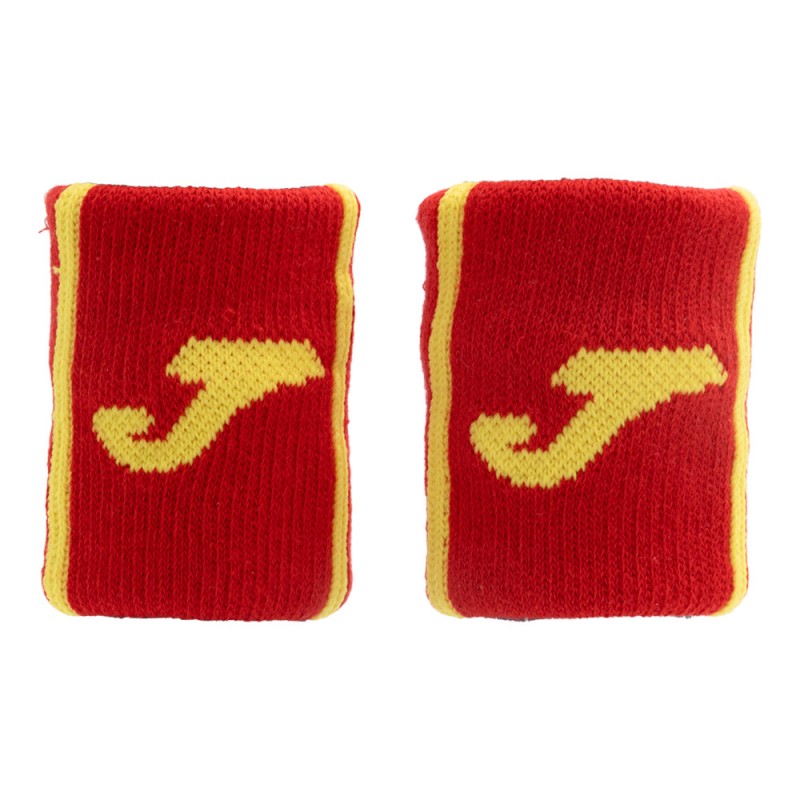 polsini Joma Game Corte rosso giallo polsini Joma Game Corte rosso giallo