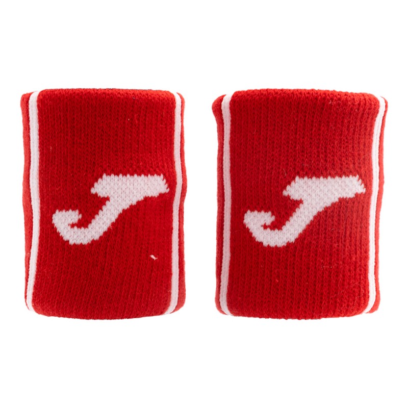 polsini Joma Game Corta rosso bianco polsini Joma Game Corta rosso bianco