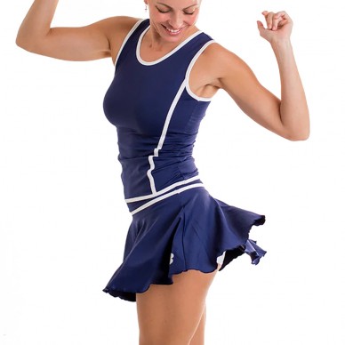 Gonna BB Court blu bianca