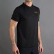 polo Endless Bravery nero arancio