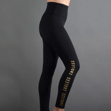 Leggings Syncro Endless nero oro