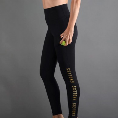 Leggings Syncro Endless nero oro