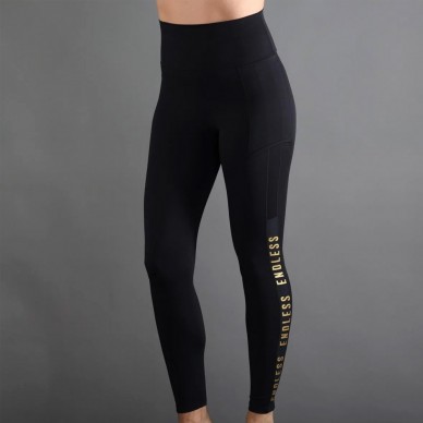 Leggings Syncro Endless nero oro