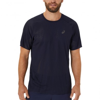 Maglietta Asics Metarun SS Top blu marino