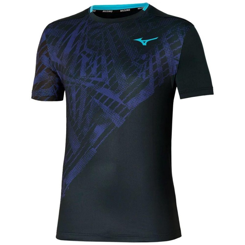 maglietta Mizuno Tennis Mug Shadow Graphic Tee nero