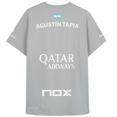 Maglietta Nox AT10 Agustín Tapia grigia
