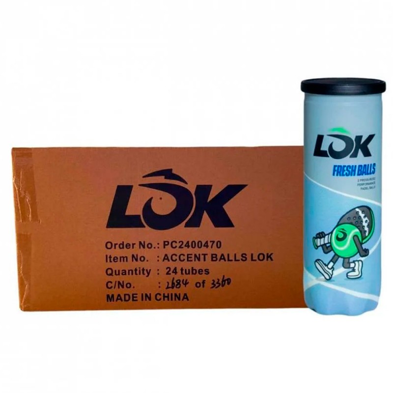 Cartone palline LoK Fresh Balles 24 x 3