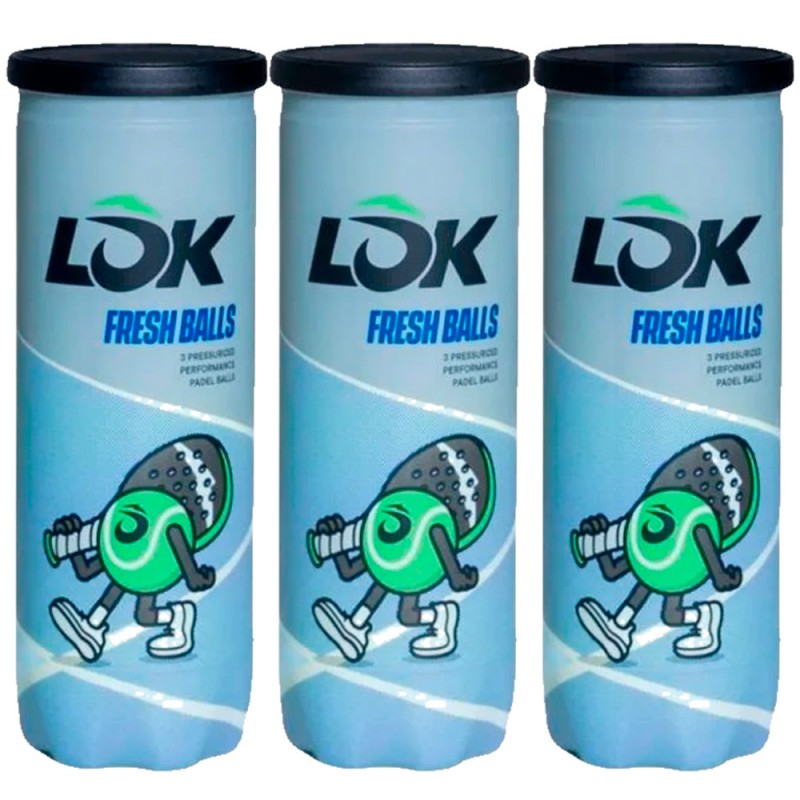 Pack 3 tubo palline LoK Fresh Balles x3 Pack 3 tubo palline LoK Fresh Balles x3