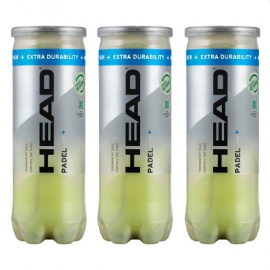 Pack 3 tubo palline Head Padel Pro +