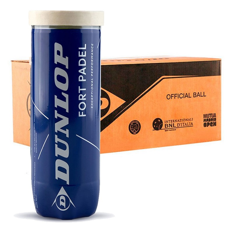 Cartone palline Dunlop Fort Padel 24X3 Cartone palline Dunlop Fort Padel 24X3