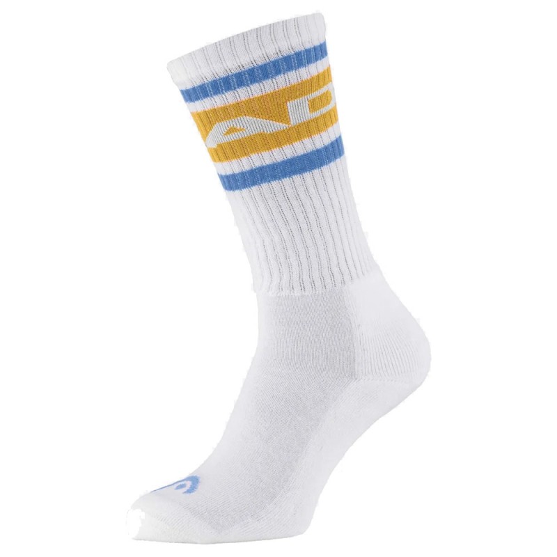 Calzini Head Tennis 1P Long Crew gialle blu Calzini Head Tennis 1P Long Crew gialle blu