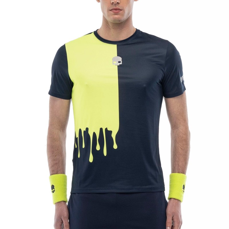 Maglietta Hydrogen Drip Tech blu marino fluor Maglietta Hydrogen Drip Tech blu marino fluor