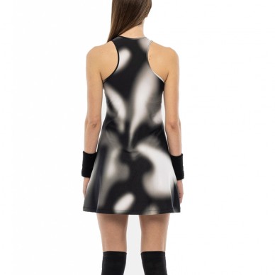 Vestito Hydrogen Pshychedelic Tech grigio