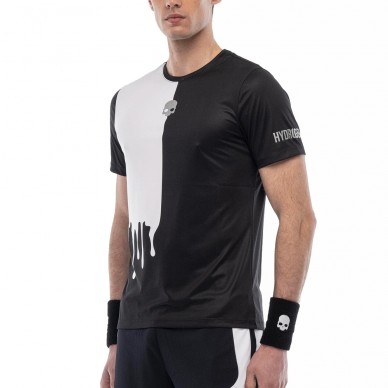 Maglietta Hydrogen Drip Tech nero bianco