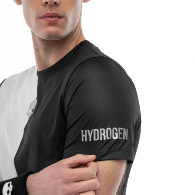 Maglietta Hydrogen Drip Tech nero bianco