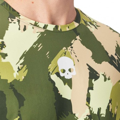 Maglietta Hydrogen Brushed Camo Tech verde