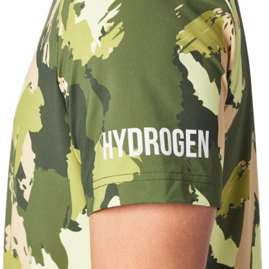 Maglietta Hydrogen Brushed Camo Tech verde
