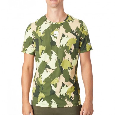 Maglietta Hydrogen Brushed Camo Tech verde