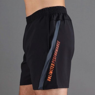 Pantaloncini Endless Storm nero arancione