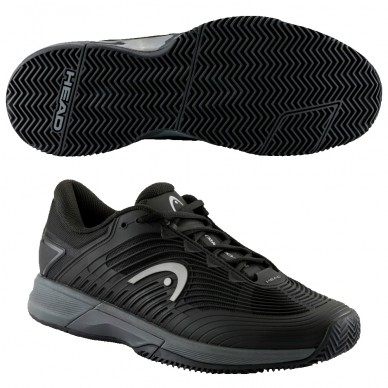 Scarpe Head Revolt Pro 4.5 Clay black dark grey 2024