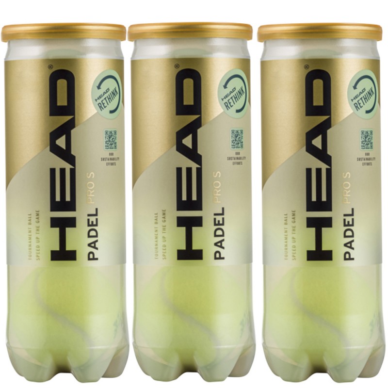 3 Tubi palline Head Padel Pro S 3 Tubi palline Head Padel Pro S