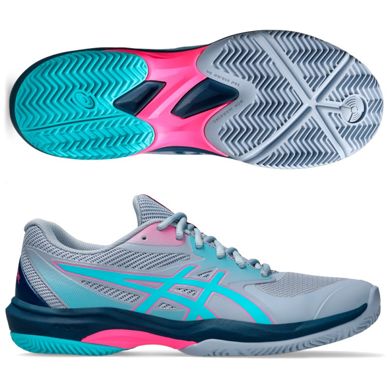 Scarpe Asics Game FF Padel grey blue energy aqua 2025