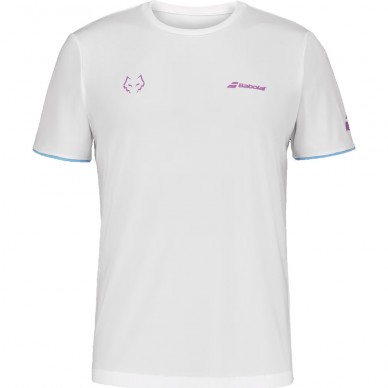 Maglietta Babolat Crew Neck Tee Lebrón Bianca