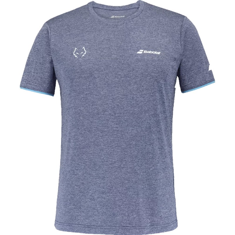 Maglietta Babolat Crew Neck Tee Lebrón Blu Maglietta Babolat Crew Neck Tee Lebrón Blu