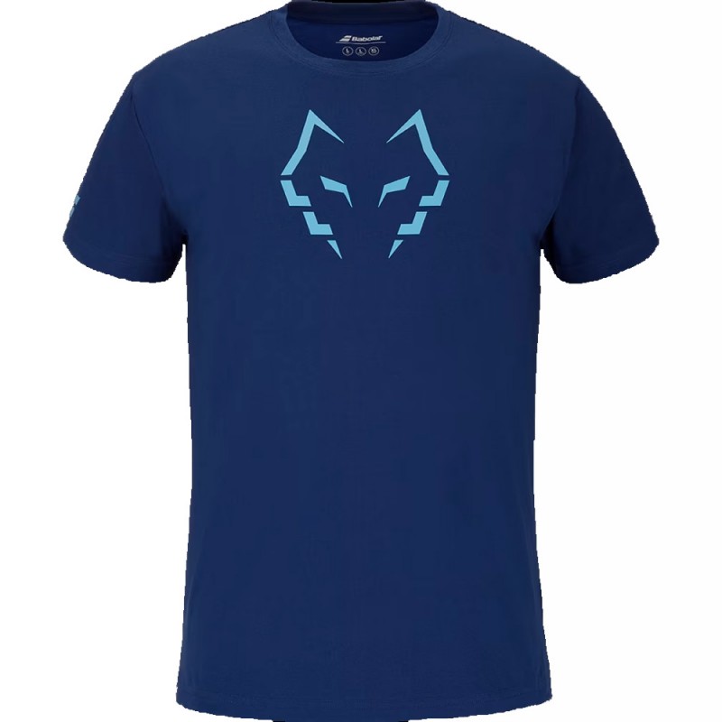 Maglietta Babolat Cotton Tee Lebrón Blu Maglietta Babolat Cotton Tee Lebrón Blu