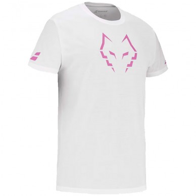 Maglietta Babolat Cotton Tee Lebrón Bianca