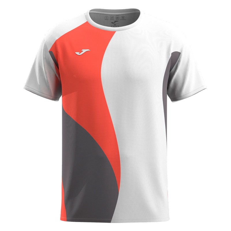 Maglietta Joma Torneo bianco corallo Maglietta Joma Torneo bianco corallo
