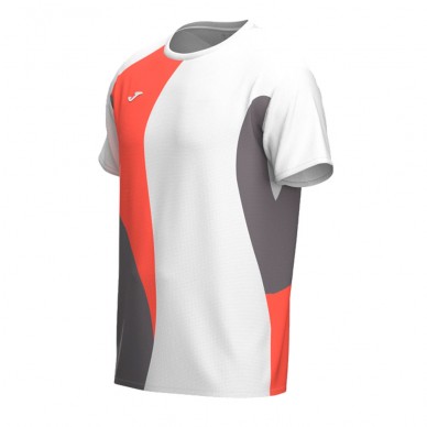 Maglietta Joma Torneo bianco corallo