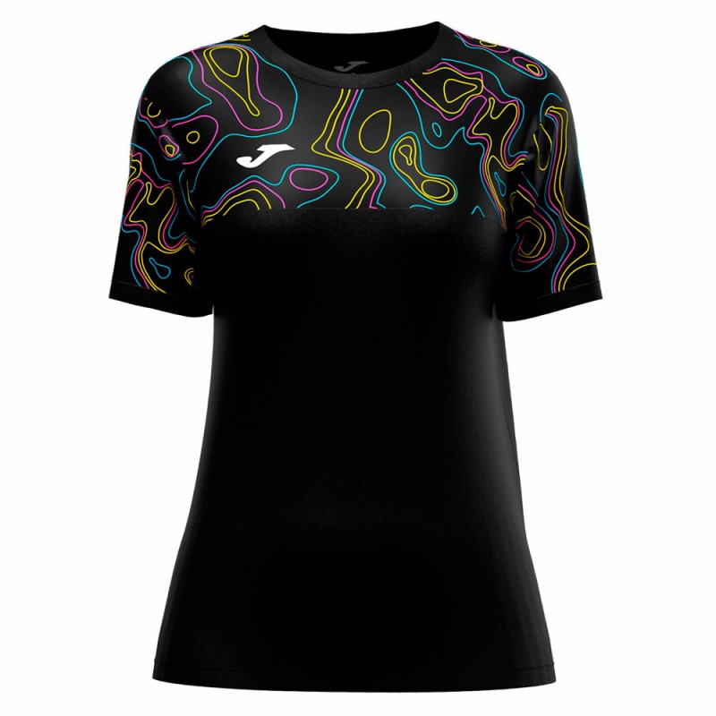 Maglietta Joma Torneo Capsule Donna nera Maglietta Joma Torneo Capsule Donna nera