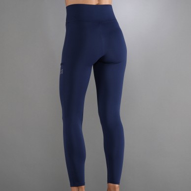 Leggings Endless Cross Pocket Blu navy