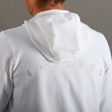 Felpa Endless Breath Line Bianco