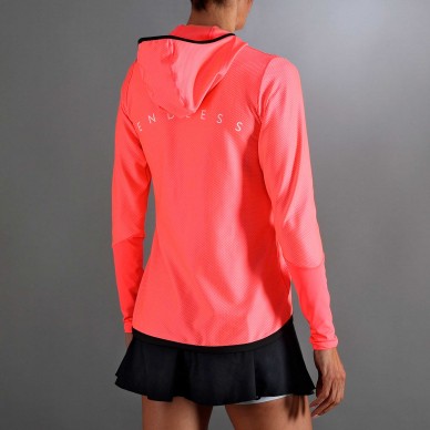 Felpa Endless Breath Line Bright Coral
