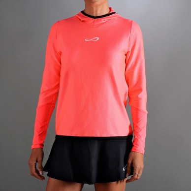 Felpa Endless Breath Line Bright Coral