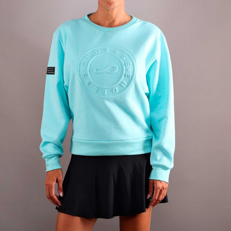 Felpa Endless Swell Aqua Felpa Endless Swell Aqua