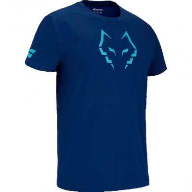 Maglietta Babolat Cotton Tee Lebrón Blu
